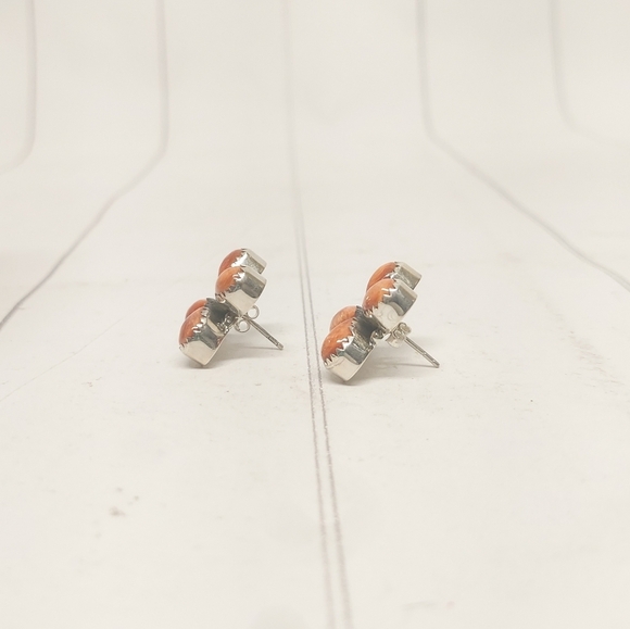 Cluster earrings - Picture 2 of 5